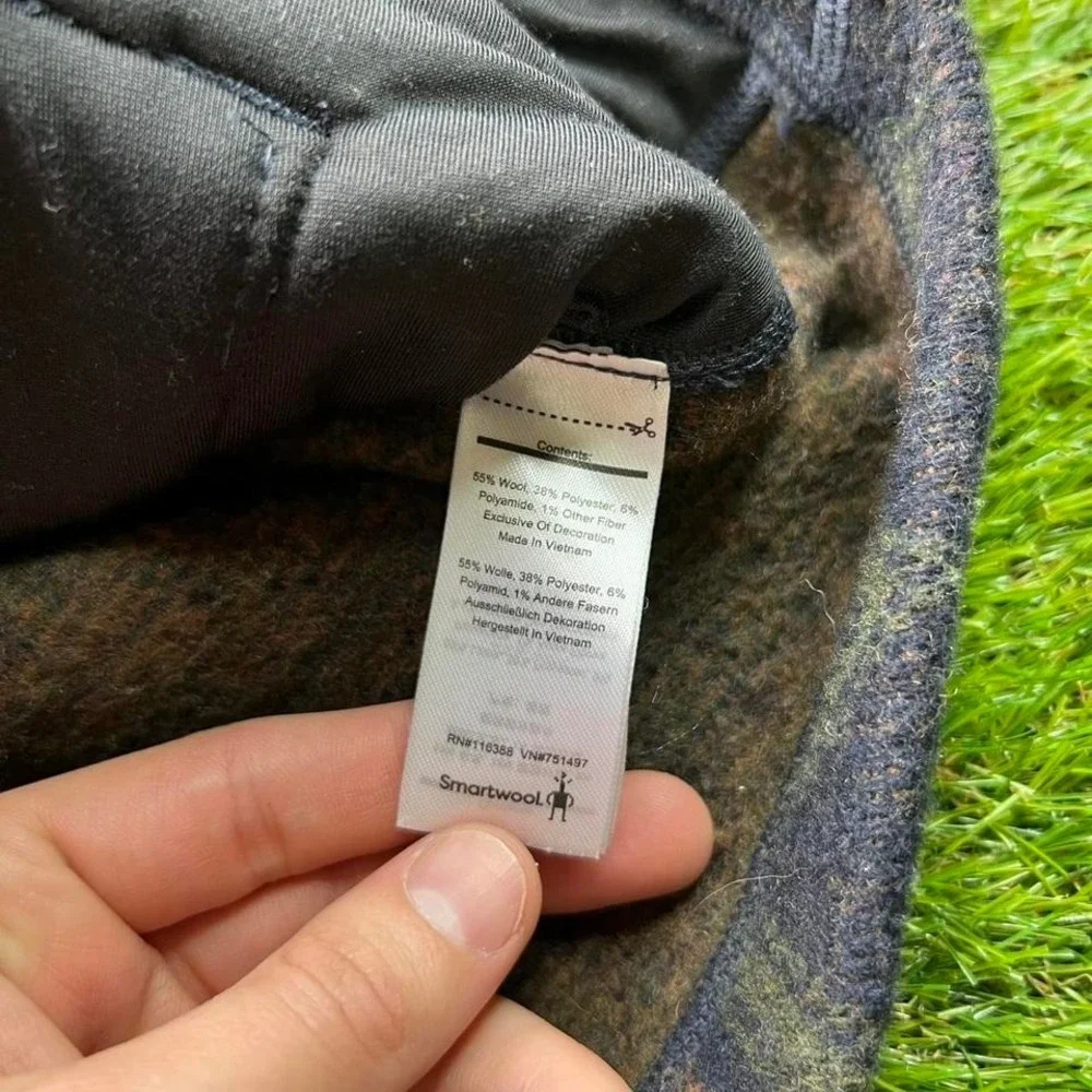 Smartwool Vest Mens XL Wool Blend Knit Full Zip Geometric Hiking Outdoor Pattern - Picture 4 of 7